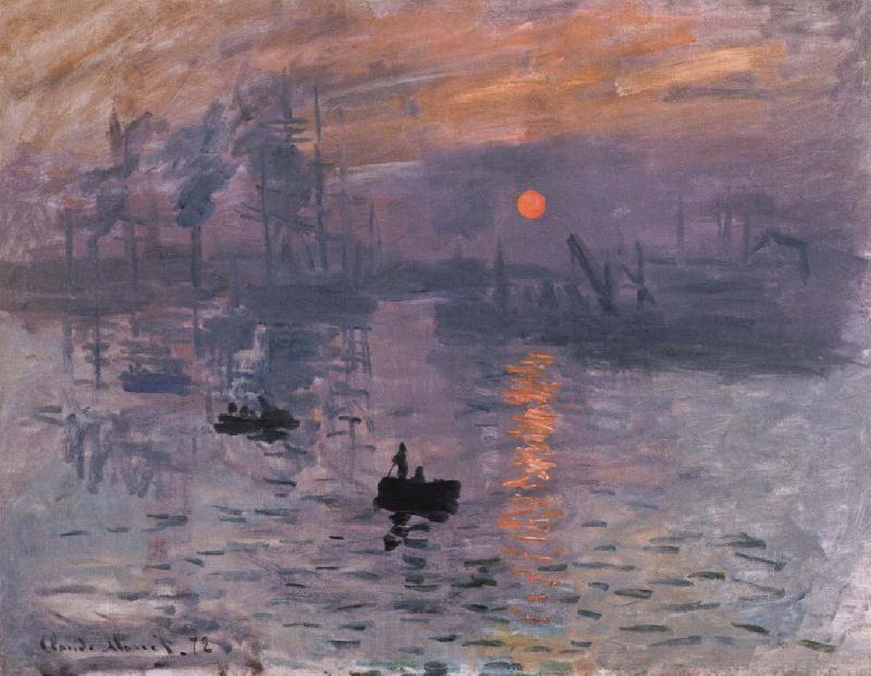Claude Monet impression,sunrise Germany oil painting art